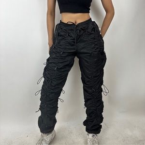 FUTURISTIC DRAWSTRING PANTS